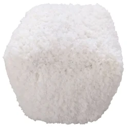 * Sammy Shag Pouf, Ivory Opening Sales< Ottomans & Poufs