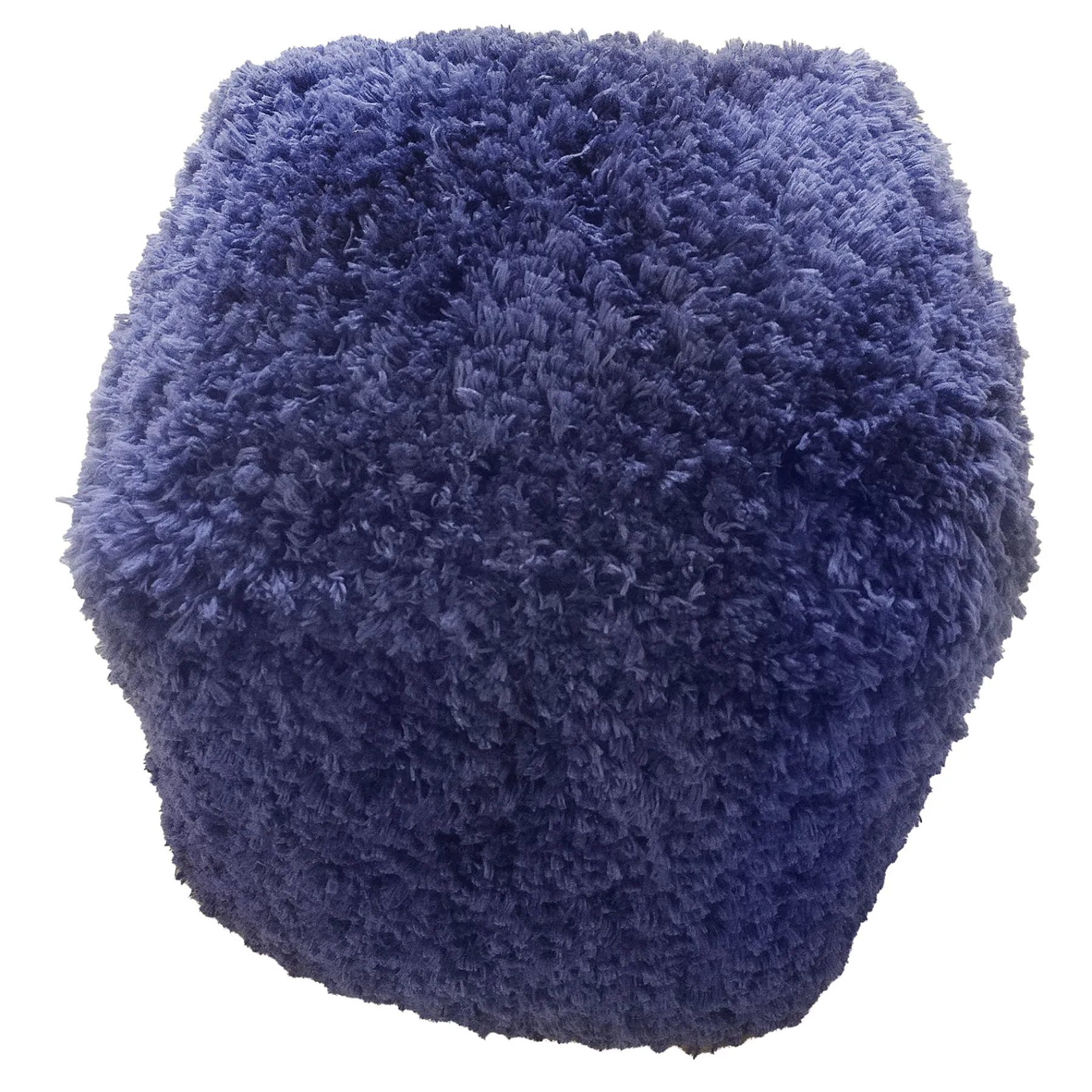 * Sammy Shag Pouf, Navy Bargain Sale< Ottomans & Poufs