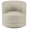 * Sawyer Swivel Chair, Grey Discount< Accent Chairs