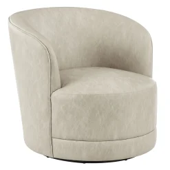 * Sawyer Swivel Chair, Grey Discount< Accent Chairs