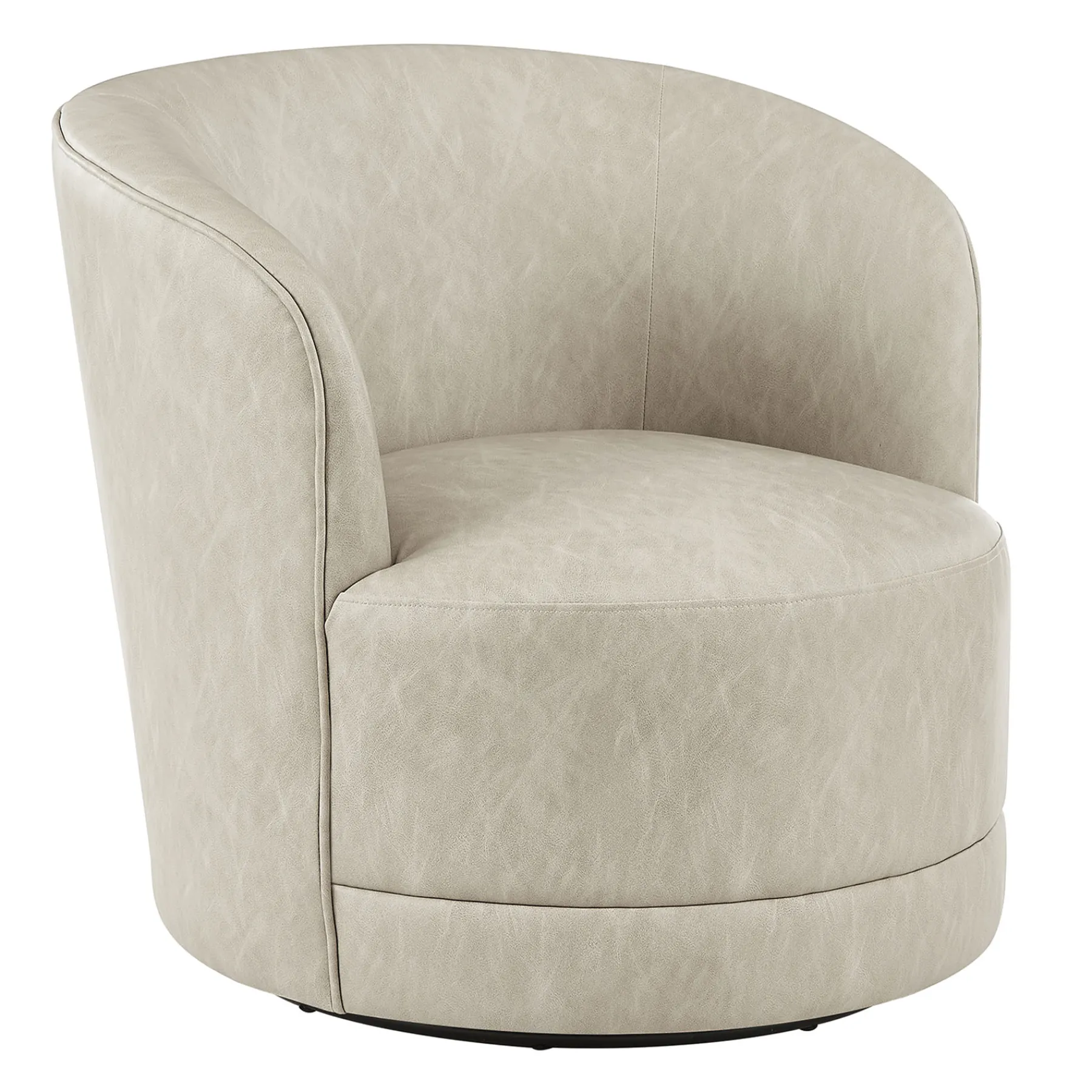 * Sawyer Swivel Chair, Grey Discount< Accent Chairs