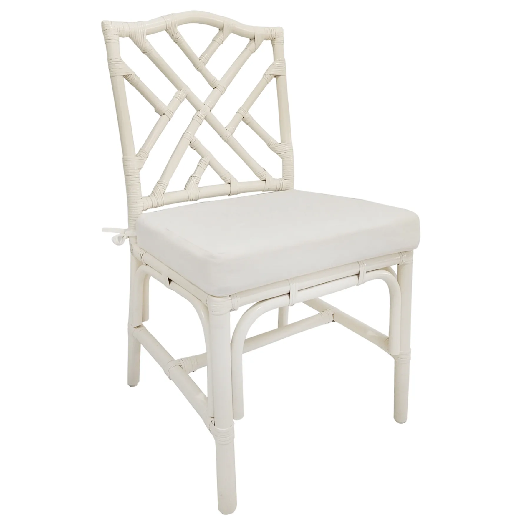 * Set Of 2 Grace Mitchell Dana White Rattan Dining Chair Gift Selection< Dining Chairs & Benches
