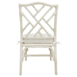 * Set Of 2 Grace Mitchell Dana White Rattan Dining Chair Gift Selection< Dining Chairs & Benches