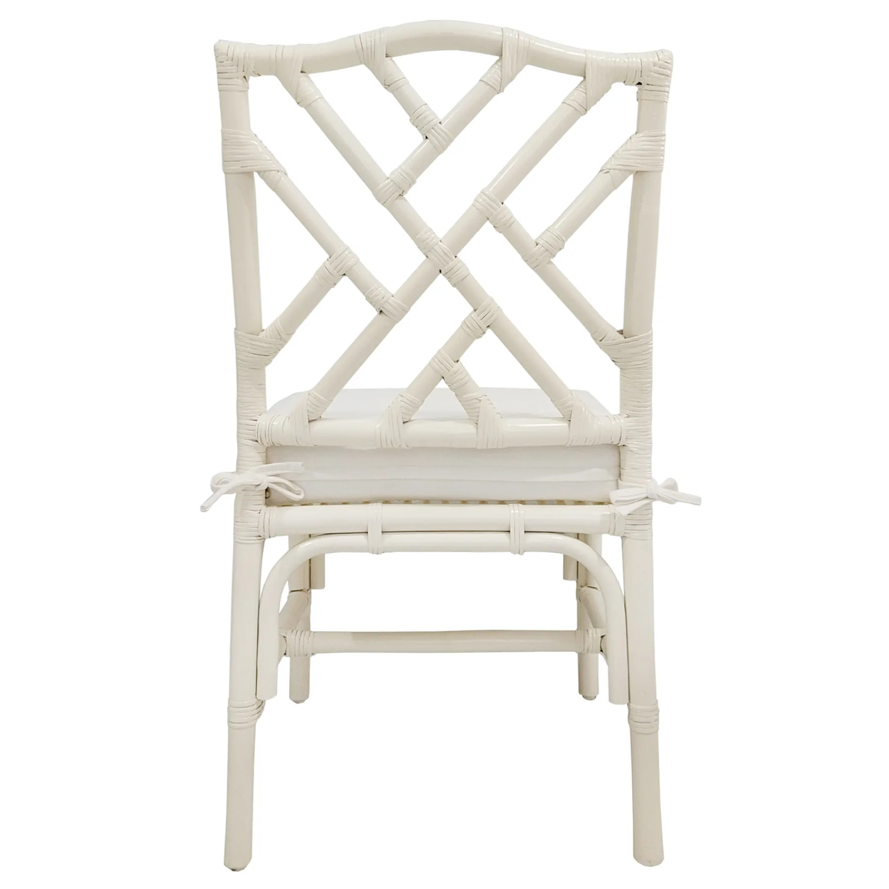* Set Of 2 Grace Mitchell Dana White Rattan Dining Chair Gift Selection< Dining Chairs & Benches