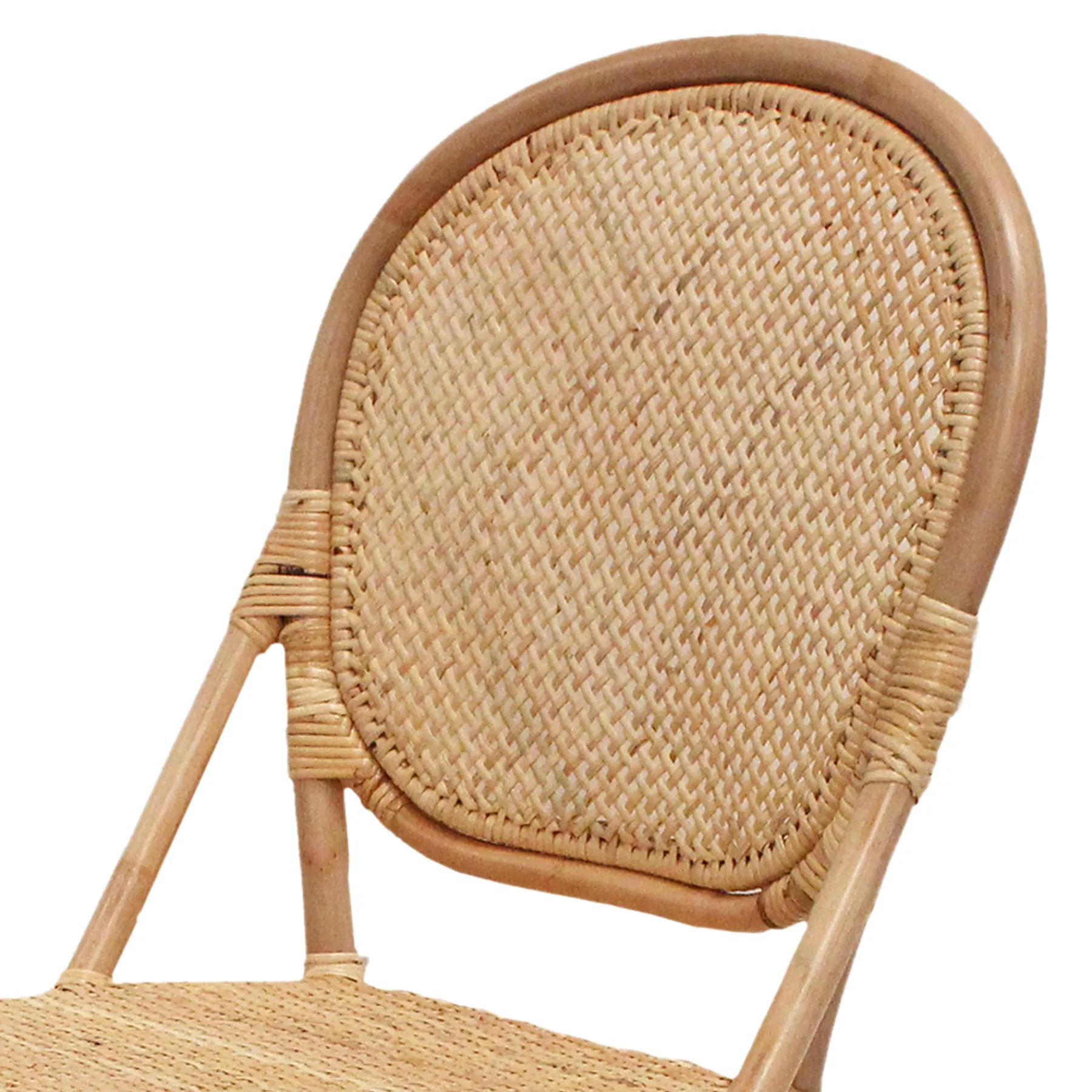 * Set Of 2 Indah Rattan Bistro Dining Chairs Low Price< Dining Chairs & Benches