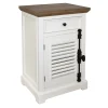 * Sharon White Accent Cabinet Clearance< Cabinets & Chests