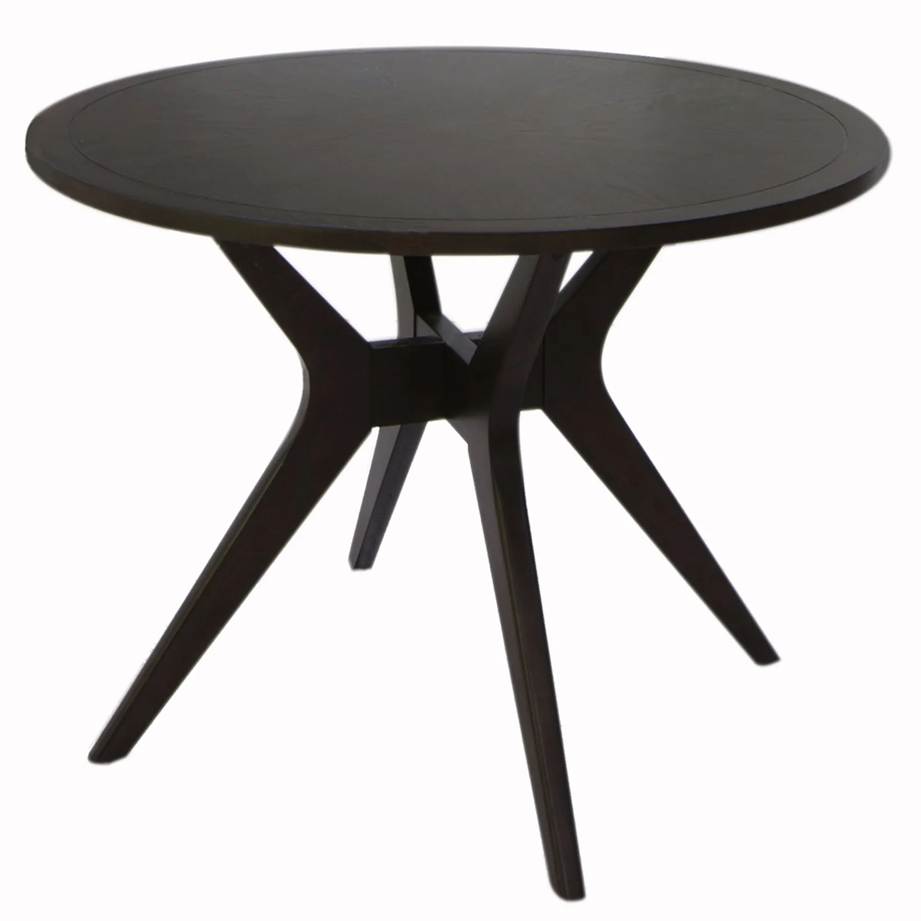 * Starburst Walnut Round Dining Table, 42 Promotion< Dining Tables & Sets