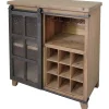* Susan Barn Door Wine Cabinet Good Quality< Baker'S Racks & Bar Carts