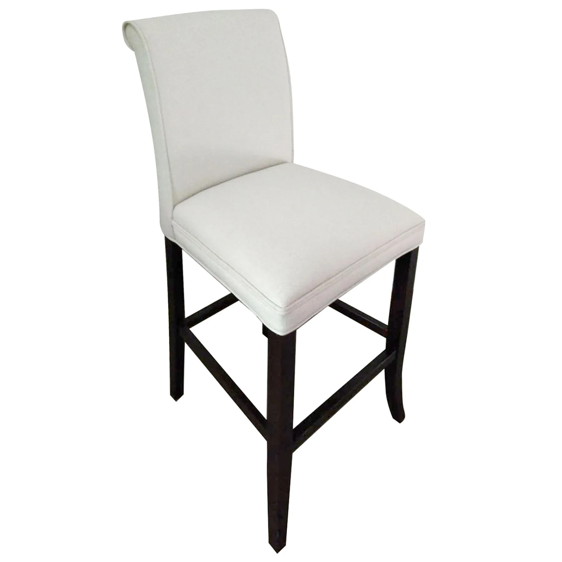 * Tatum Ivory Tall Tufted Back Barstool Good Quality< Barstools