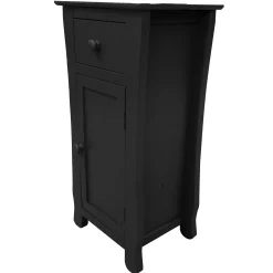 * Theodore Black 1-Drawer Cabinet End Table, 29 Clearance< Coffee & End Tables