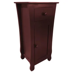 * Theodore Dark Brown 1-Drawer Cabinet End Table, 29 Bargain Sale< Coffee & End Tables