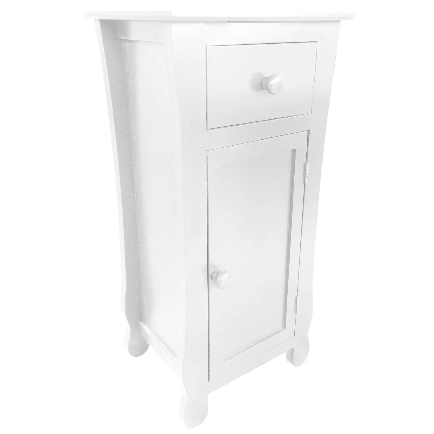 * Theodore White 1-Drawer Cabinet End Table, 29 Featured< Cabinets & Chests
