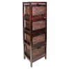 * 4-Tier Wooden Storage Stand Clearance< Cabinets & Chests