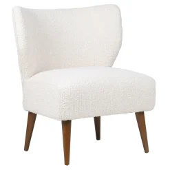 * Tracey Boyd Beckett Boucle Accent Slipper Chair Opening Sales< Accent Chairs