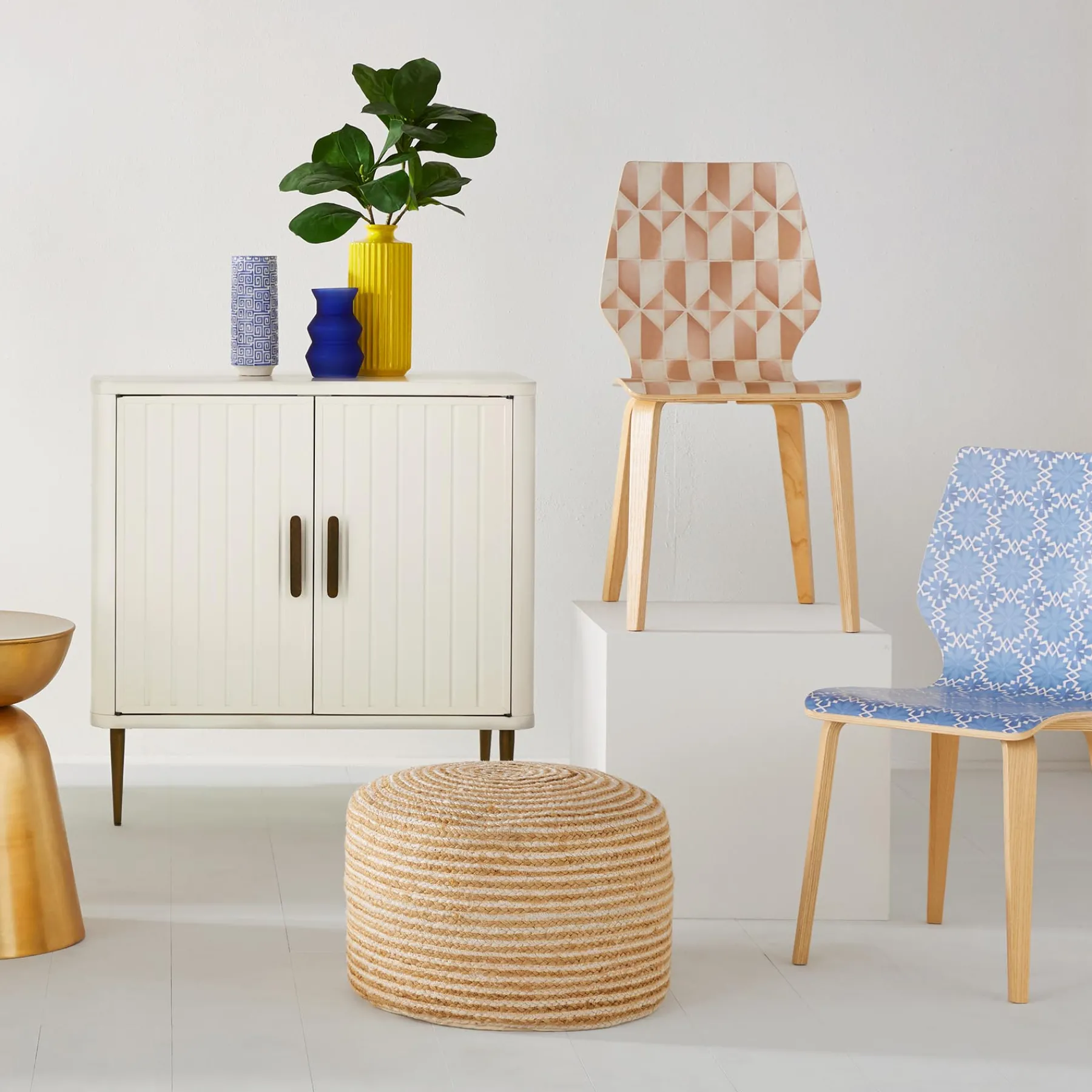 * Tracey Boyd Bentwood Dining Chair, Blue Flash Sale< Dining Chairs & Benches