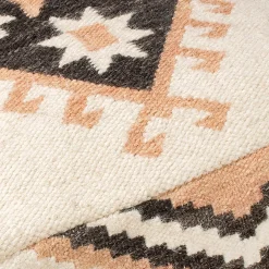 * Tracey Boyd Kilim Pouf Neutral Discount< Ottomans & Poufs
