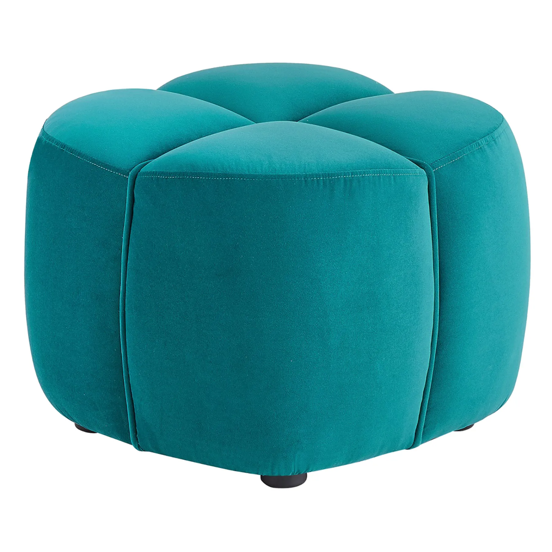 * Tracey Boyd Teal Ottoman Gift Selection< Ottomans & Poufs