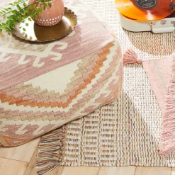 * Tracey Boyd Woven Kilim Pouf, 20 13 Low Price< Bedroom