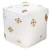 * Tribal Embroidered Pouf, 18 Less Expensive< Ottomans & Poufs