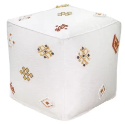 * Tribal Embroidered Pouf, 18 Less Expensive< Ottomans & Poufs