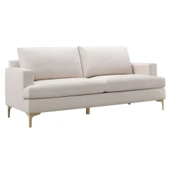 * Tribeca Ivory Upholstered Sofa Opening Sales< Sofas & Settees & Loveseats