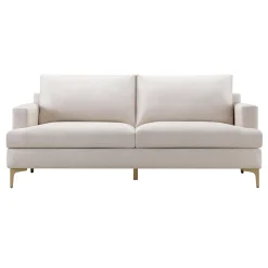 * Tribeca Ivory Upholstered Sofa Opening Sales< Sofas & Settees & Loveseats