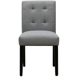 * Tufted Dining Chair, Grey Flash Sale< Dining Chairs & Benches