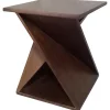 * Twisted Brown End Table Good Quality< Coffee & End Tables