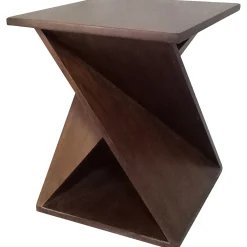 * Twisted Brown End Table Good Quality< Coffee & End Tables