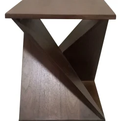 * Twisted Brown End Table Good Quality< Coffee & End Tables