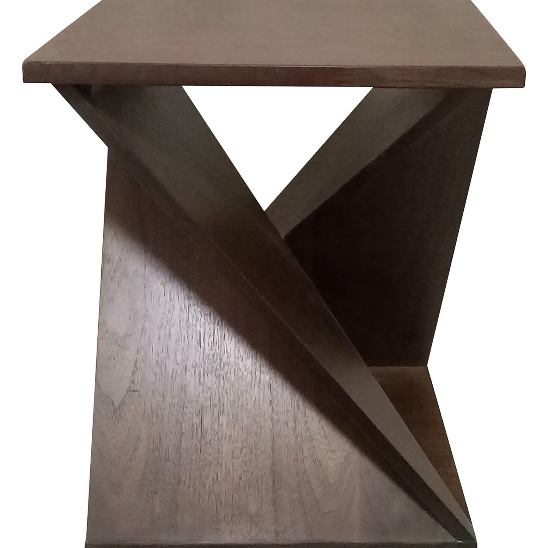 * Twisted Brown End Table Good Quality< Coffee & End Tables