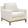 * Ty Pennington Knox Upholstered Wooden Accent Chair Discount< Accent Chairs