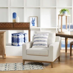 * Ty Pennington Knox Upholstered Wooden Accent Chair Discount< Accent Chairs