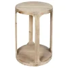 * Ty Pennington Newport Wooden Cutout Accent Table Discount Online< Accent Tables