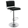 * Warren Adjustable Barstool, Black Discount< Barstools