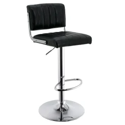 * Warren Adjustable Barstool, Black Discount< Barstools