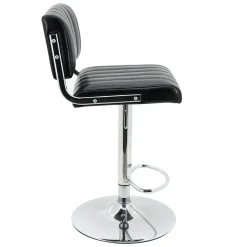 * Warren Adjustable Barstool, Black Discount< Barstools