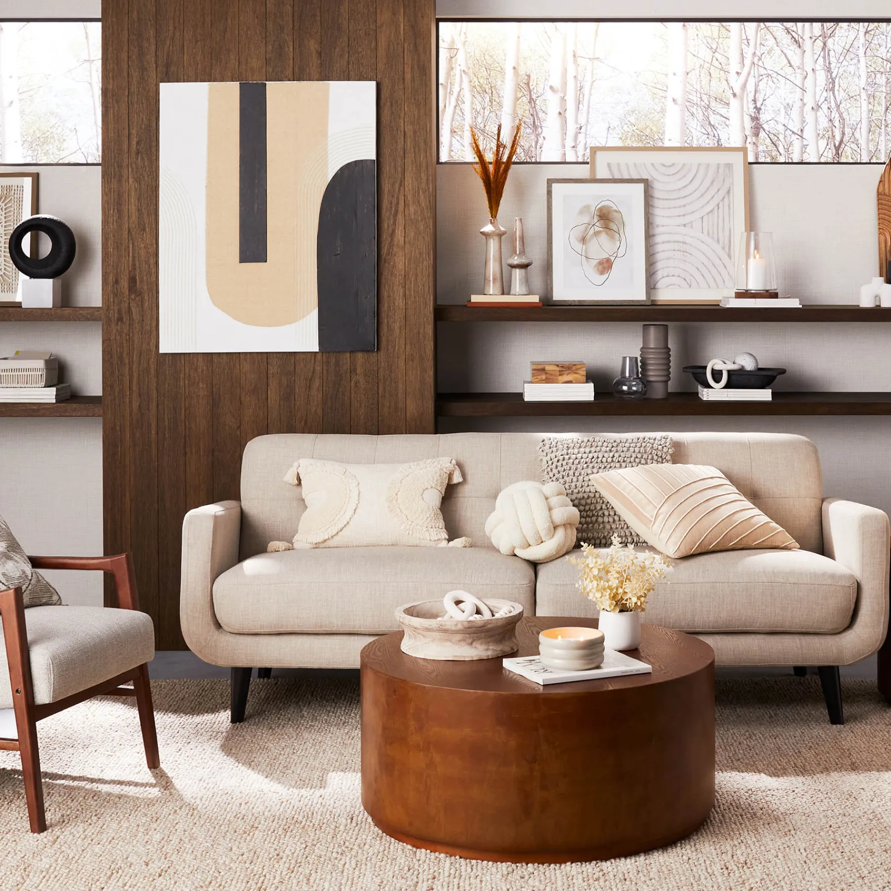 * Winslow Round Drum Coffee Table Flash Sale< Coffee & End Tables