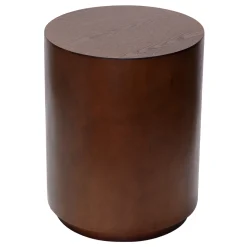 * Winslow Round Wooden End Table, Brown Bargain Sale< Coffee & End Tables