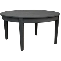 * Wooden Slat Round Coffee Table Online Discount< Coffee & End Tables