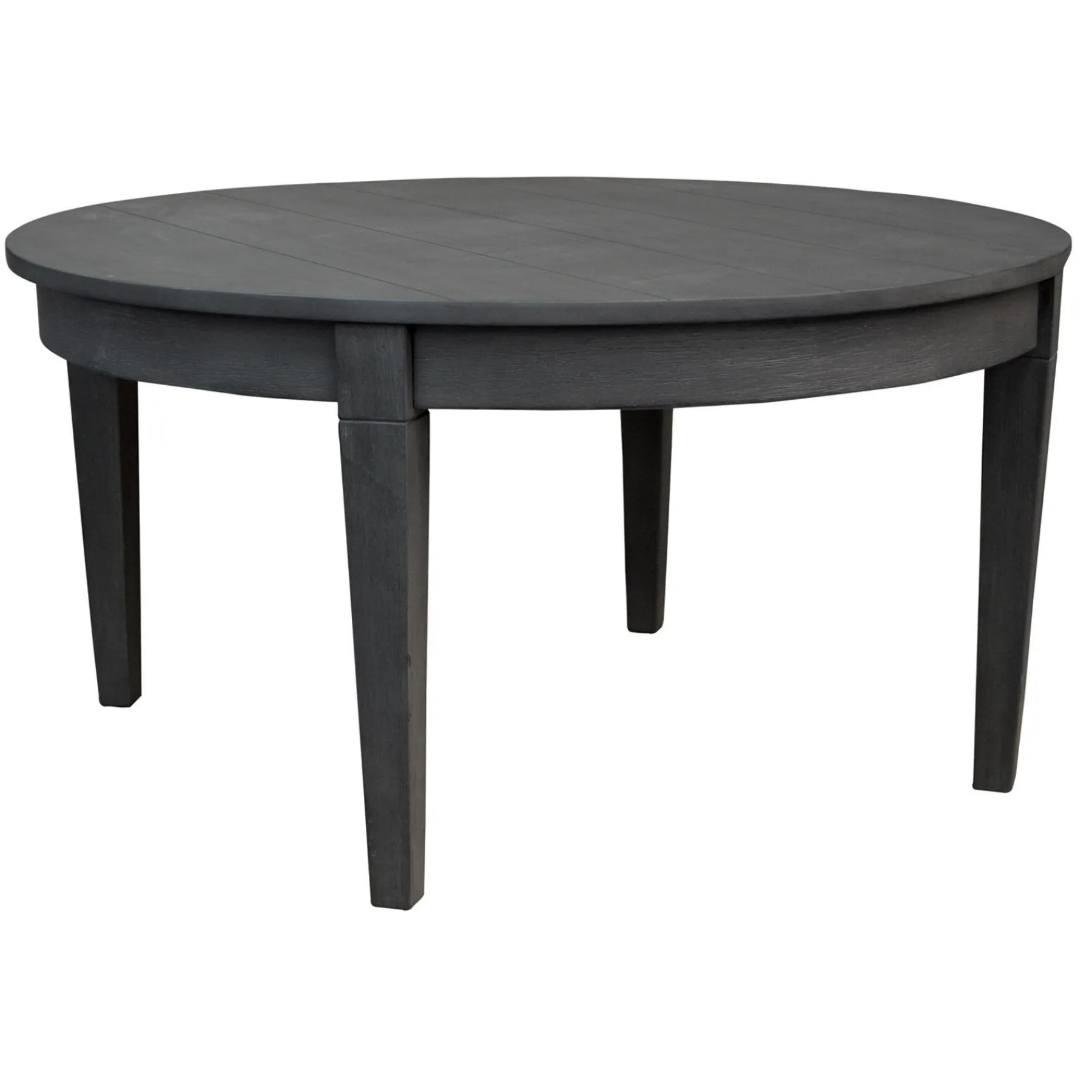 * Wooden Slat Round Coffee Table Online Discount< Coffee & End Tables