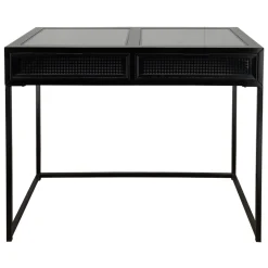 * 40X30 Blk Mtl Display Console Opening Sales< Entryway Furniture
